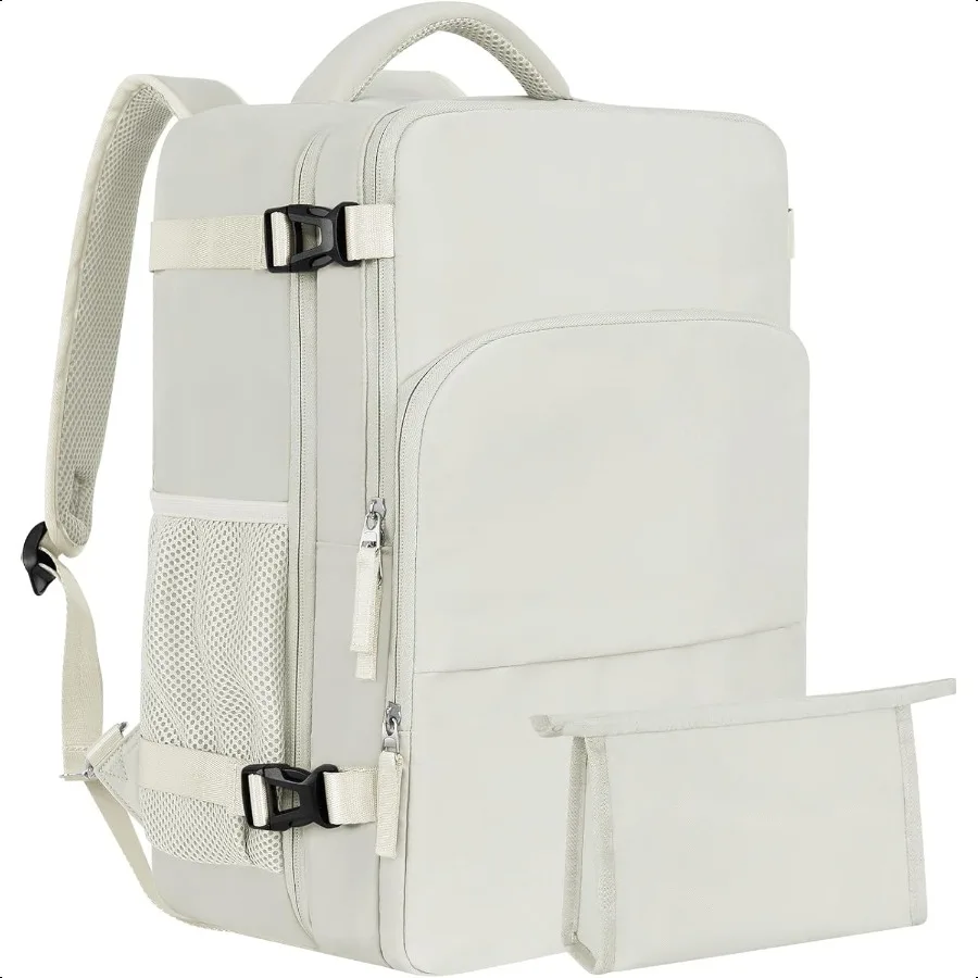 

Large Travel Backpack for Women Beige
