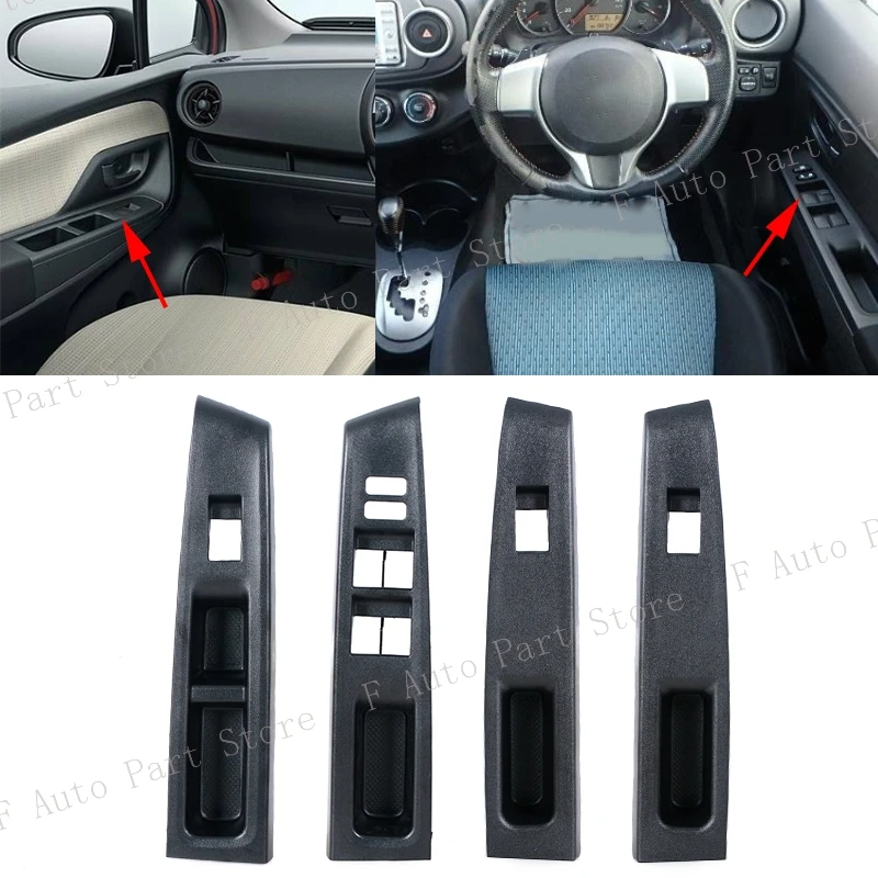 

1PC 74231-52630-C0 74232-52570-C0 Window Lift Control Switch Cover Panel Frame For Toyota Vitz 2010 2011 2012 2013 2014 RHD