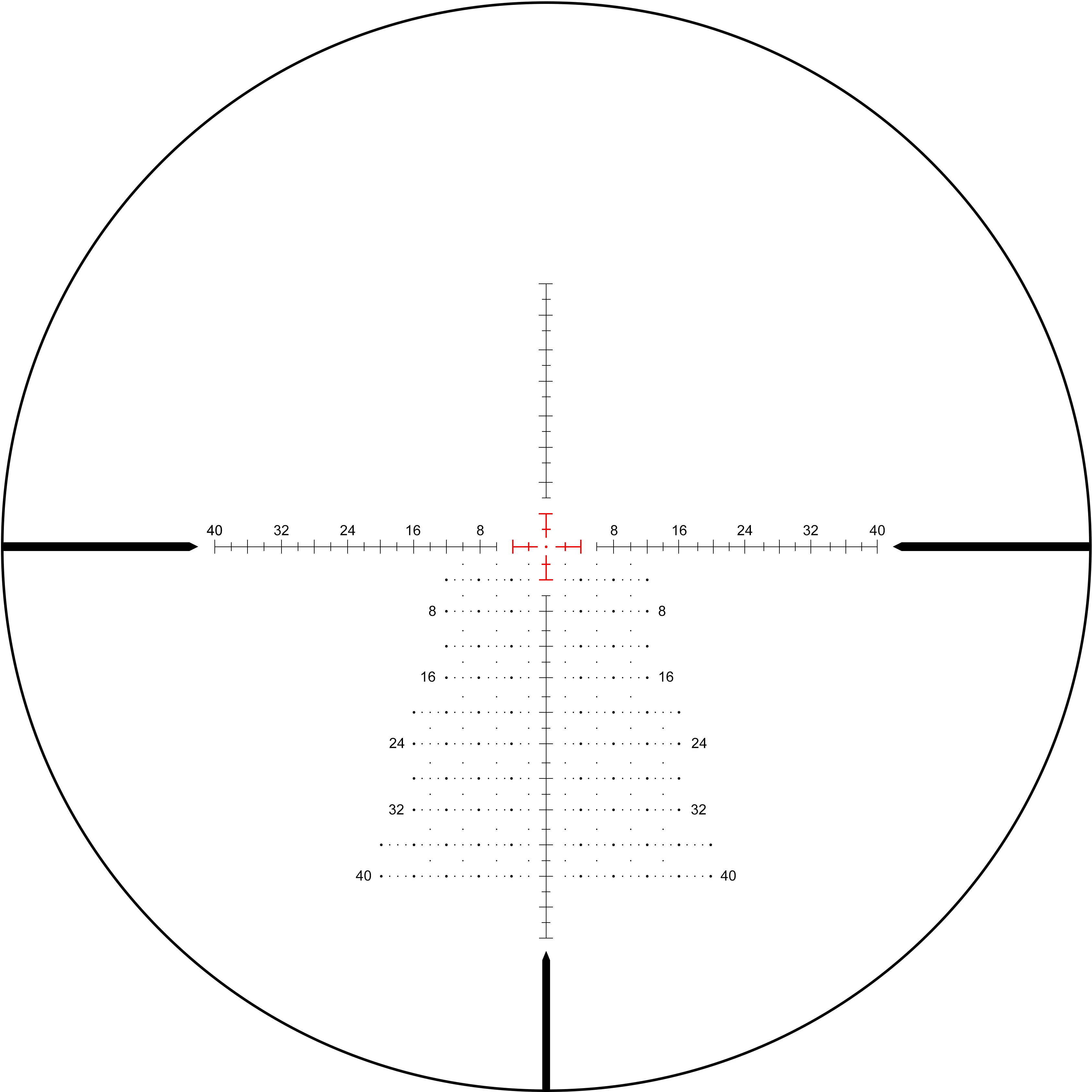 Imagem -06 - Spina Óptica-caça Riflescope hd 624x50 Ffp Luneta Ponto Médio Retículo de Vidro Gravado Moa Min Foco 10yds Carbina Pcp Ar.308.556.223