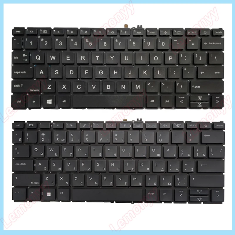 

NEW For HP EliteBook 730 735 835 830 G7 G8 US/Russian laptop keyboard