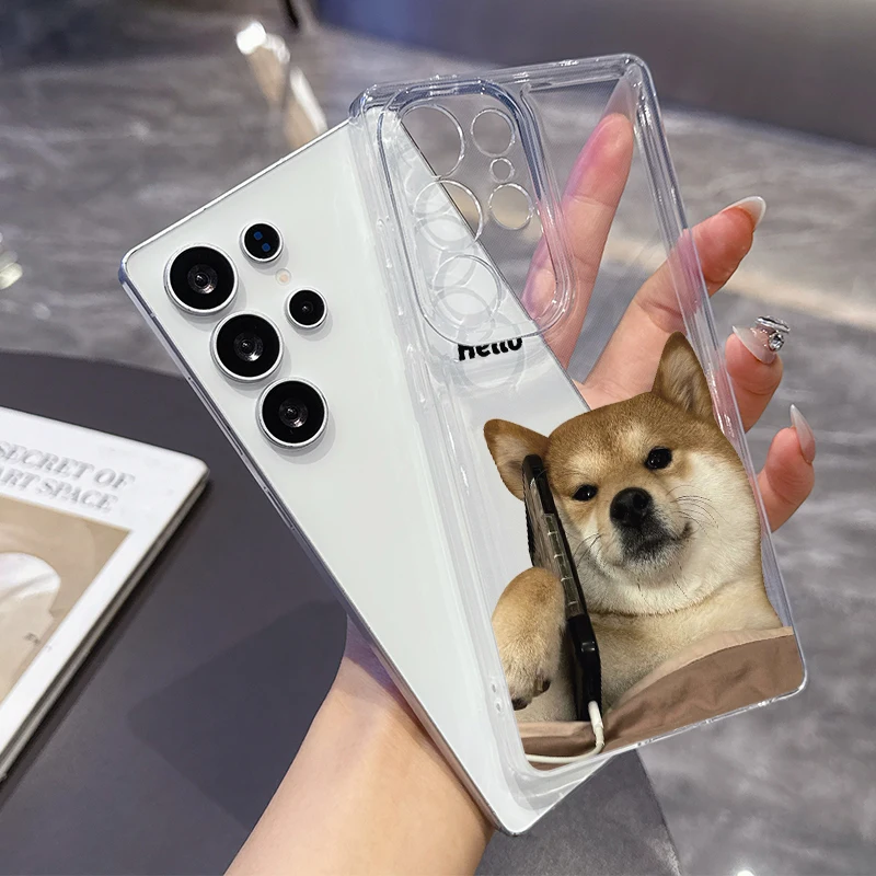 

Kind and lovely cat Phone Case for Samsung A22 A23 A24 25 26 A31 32 33 34 35 50 51 52 53 54 55 71 72 73 Transparent Soft Covers