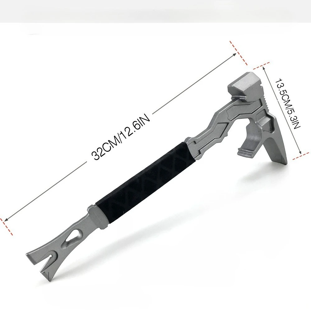 Home and Outdoor Multifunctional Hammer, Nail Lifter Crowbar, Fire Breaking Tool Demolition Tool