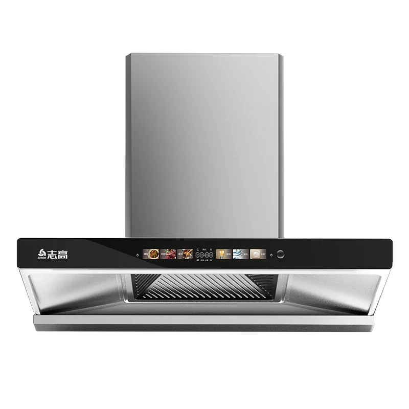 220V Chigo Range Hood Top Suction Kitchen Strong Suction T Type Oil Smoke Extractor