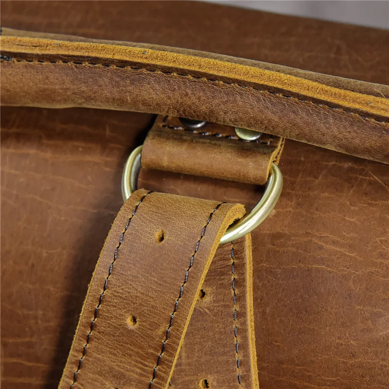 Laptop Retro Aktentaschen Pendeln Handtasche Verpackung Würfel Einfache Aktentaschen Mode Ledertaschen Valigette MHGWB