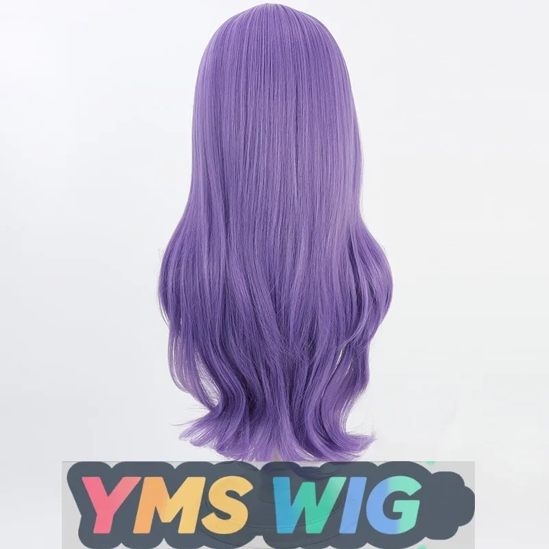 [YMS WIG] Peruka Cosplay Su Luxia z anime All The Scum Men Love Me, fioletowa, kręcona