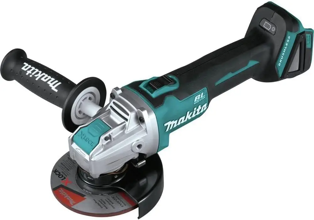 

Makita 18V LXT Lithium‑Ion Brushless Cordless 4‑1/2" / 5" X‑LOCK Angle Grinder, with AFT®, Tool Only