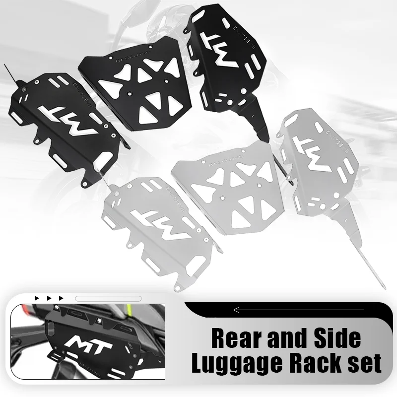 

450mt 2024 Motorcycle Rear And Side Luggage Rack Set FOR CFMOTO 450MT MT 450 MT 2025 2026 Rear Luggage Rack Top Case Mount Plate