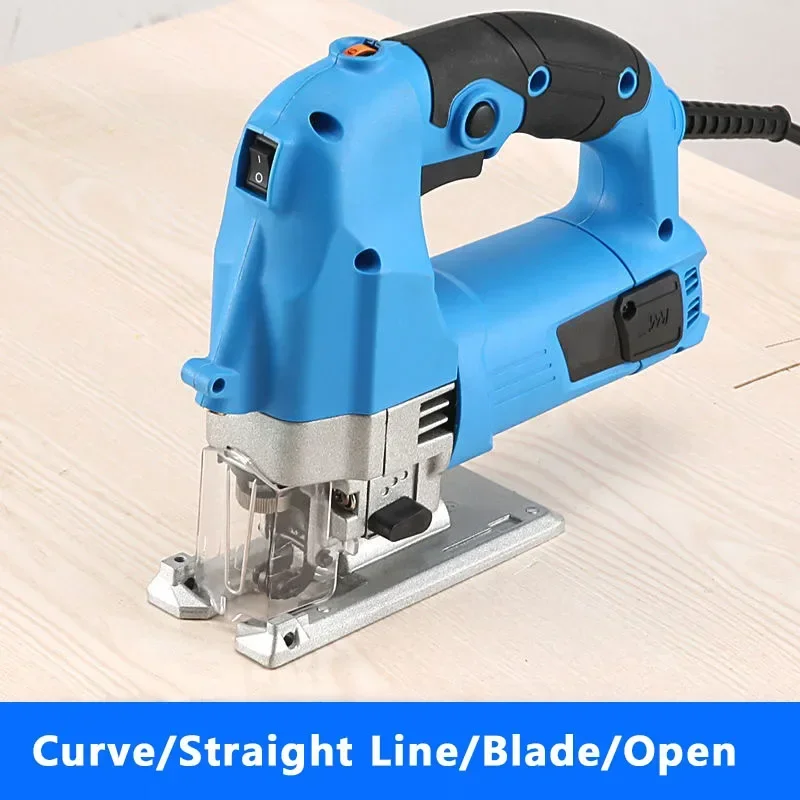 Household Electric Jig Saw Multi-Function Woodworking Board Jig Saw Metal Woodworking Pull Cutting Machine Band Saw Blade