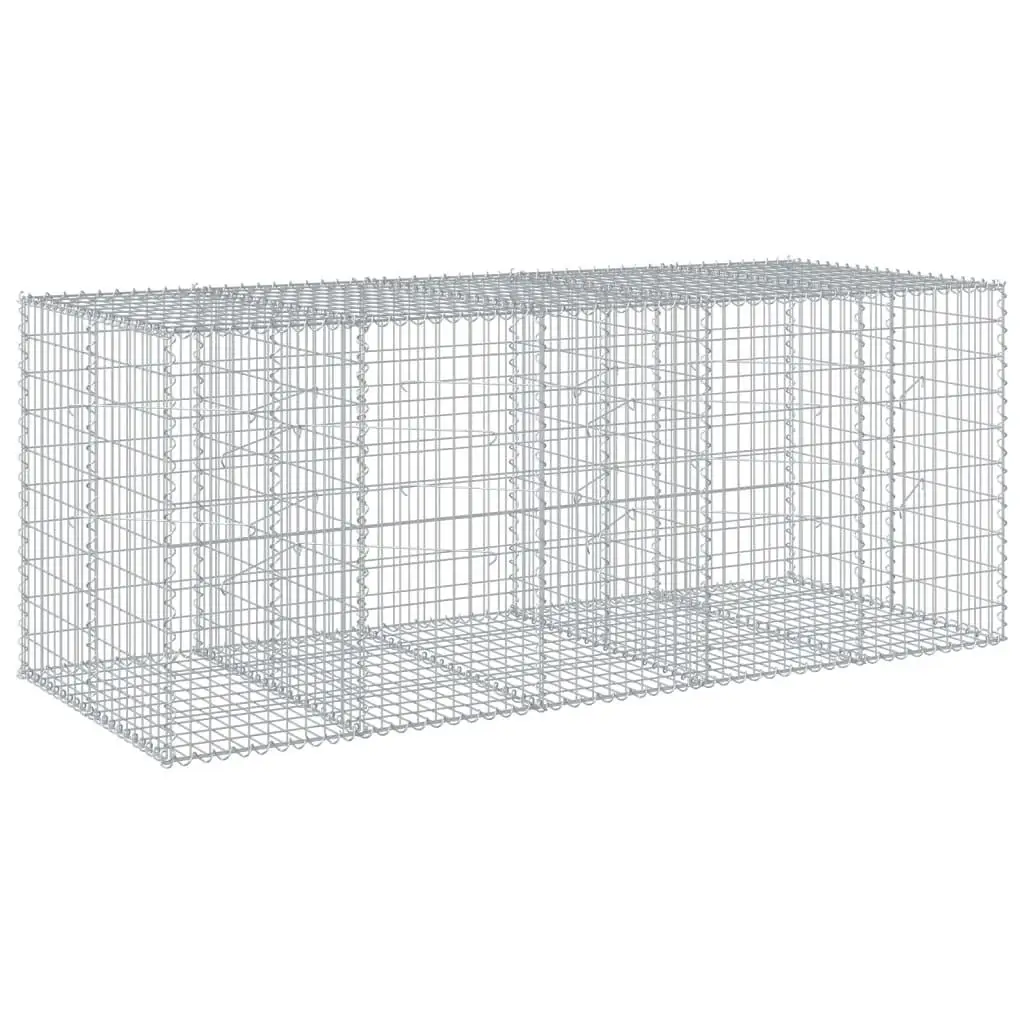 Корзина Gabion из оцинкованного железа с крышкой - 98. для X3 9. X3 9.4 Опора для сада на открытом воздухе