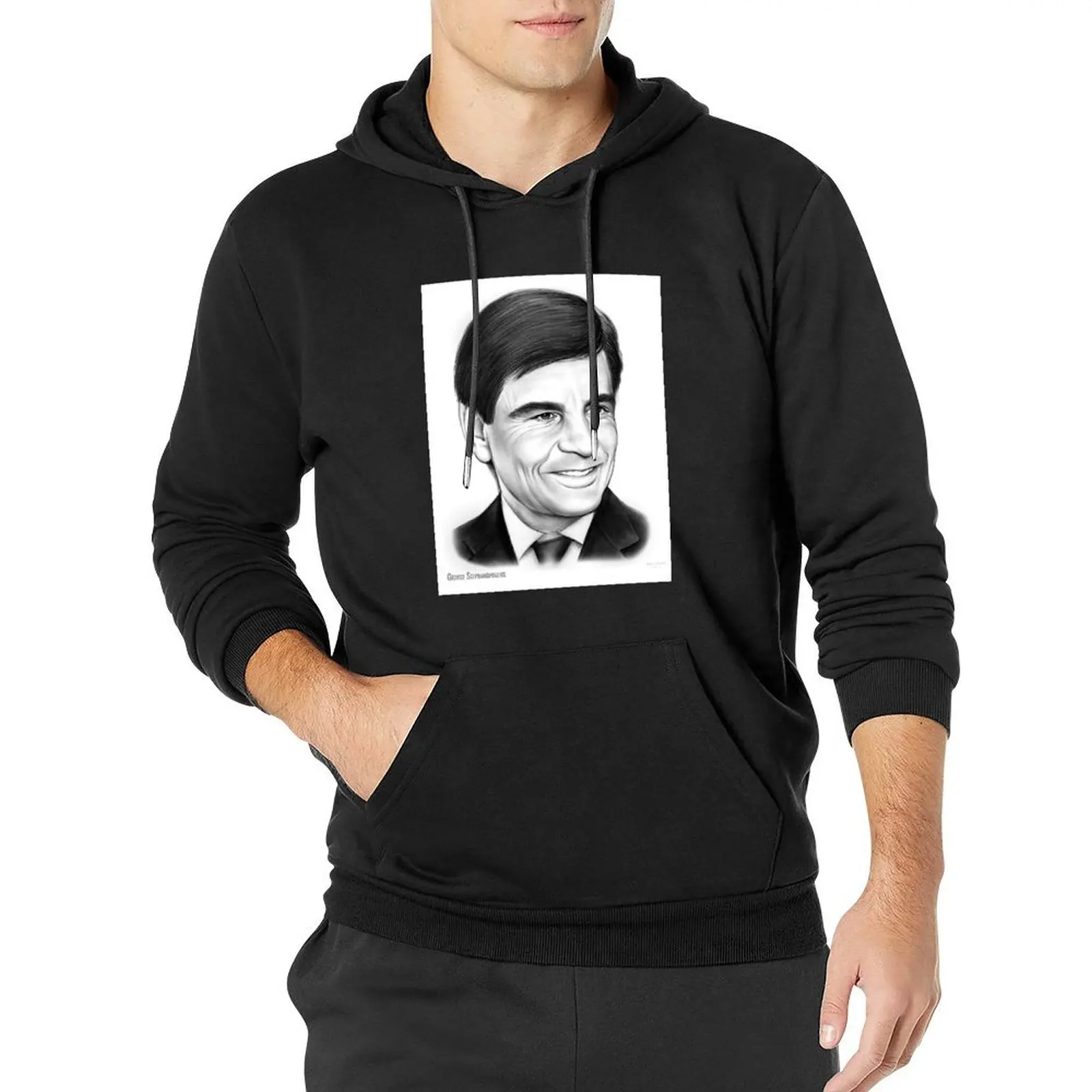 George Stephanopoulos Pullover Hoodie autumn clothes autumn mens clothing new hooded tee