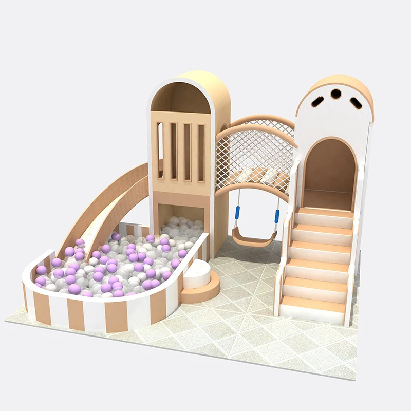 Naughty Castle - Small Indoor Play Facilities, Custom Slide & Ball Pool Combination