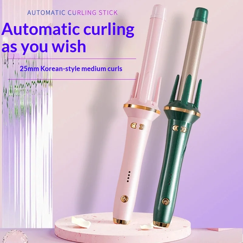 

Автоматические щипцы для завивки волос 32 мм, быстрый нагрев, анионные керамические локоны, 4 скорости, регулируемые для длинных волос, инструмент для укладки