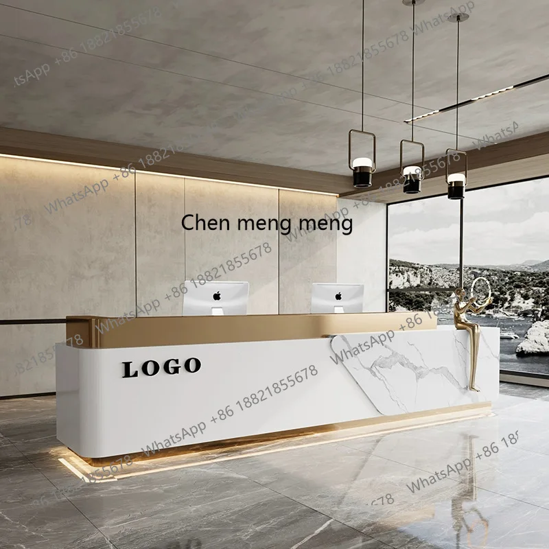 X Simple Company مكتب الاستقبال صفحة الخروج الفندق، متجر الطلاء شريط الفولاذ المقاوم للصدأ