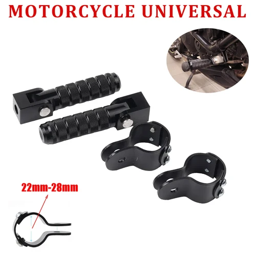 1 par de pedales universales para motocicleta, reposapiés plegado, motocicletas, ciclomotores, Scooters, bicicleta para Kawasaki Versys 650 1000