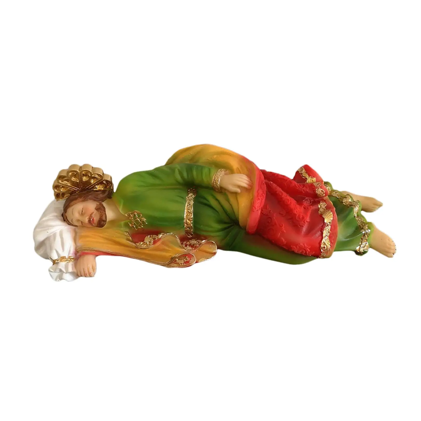 Joseph Statue Resin Ornament Catholic Collection Figurine for Home Chapel Display and Church Souvenir Gift