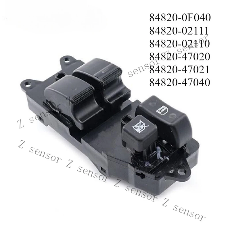 Z+ Front Left / Right Power Window Switch for 2002 - 2007 Toyota Corolla Verso