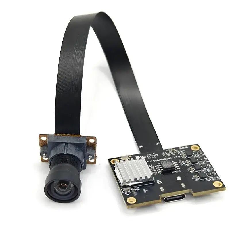 Módulo de câmera de foco fixo 25FPS para computador 12MP 1/2,3 polegadas IMX577 UVC USB3.0 Câmera industrial FOV 100 °   Sem distorção