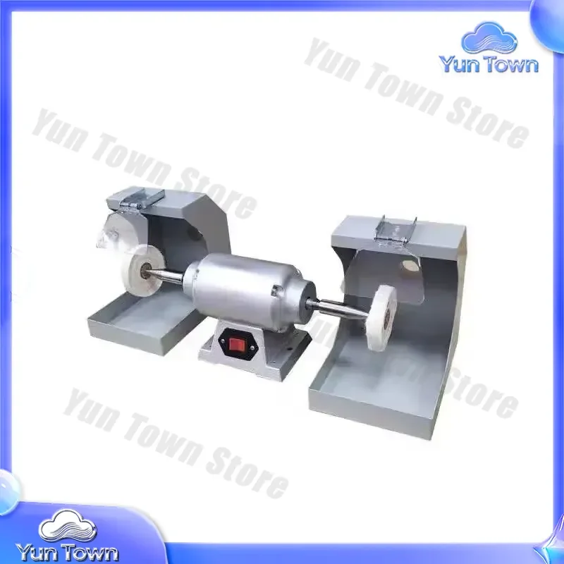 550W Dental Laboratory Polisher for Dental Lab Equipment and Supplies Double Puff Wheel Polishing Wax for Denture Polishing