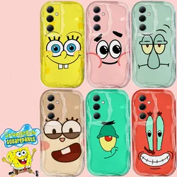 Cute S-SpongeBobs 3D Wave Case For Xiaomi Redmi 13C 12 12C 10 10C 9 9C A1 A2 K50 K40 Note 13 12 11 10 Pro Plus 4G 5G Cover