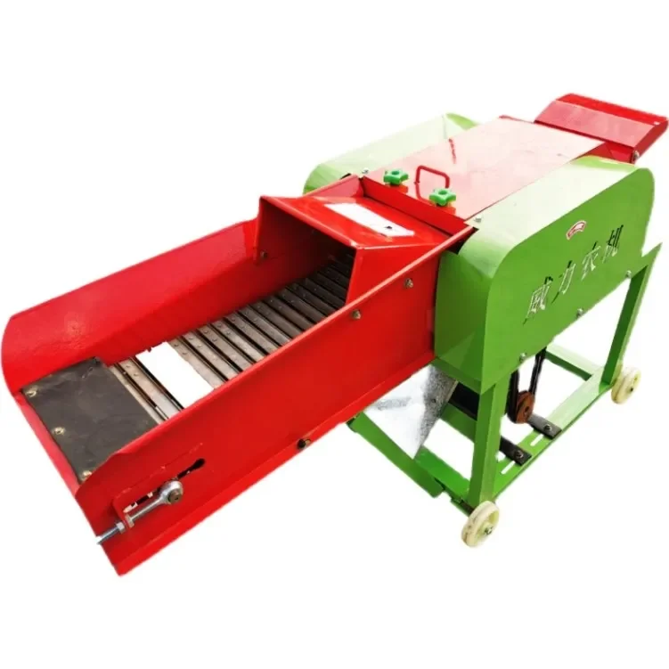 Multifunctional silage shredder chopper machine / Animal feed straw chopper / Farm hay grass chaff cutter grinder machine