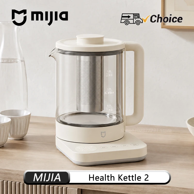 Electric Kettle Temperature Control - MIJIA ヘルスケトル2 1.5L 電気ティーポット 12時間タイマー設定 12時間自動保温