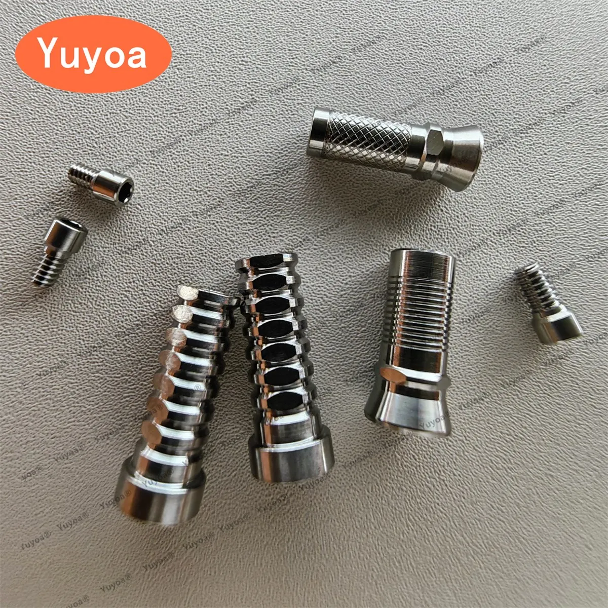 

10pcs for Osstem Ti Base 4.0/4.8/5.0 Healing Protective Cap Replacements Temporary Abutment with Bridge Screw
