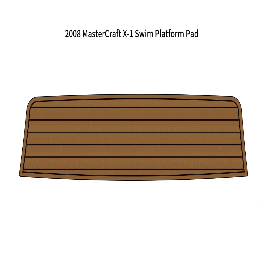 

2008 MasterCraft X-1 Swim Platform Pad Boat EVA Faux Foam Teak Deck Floor Mat SeaDek MarineMat Gatorstep Style Self Adhesive