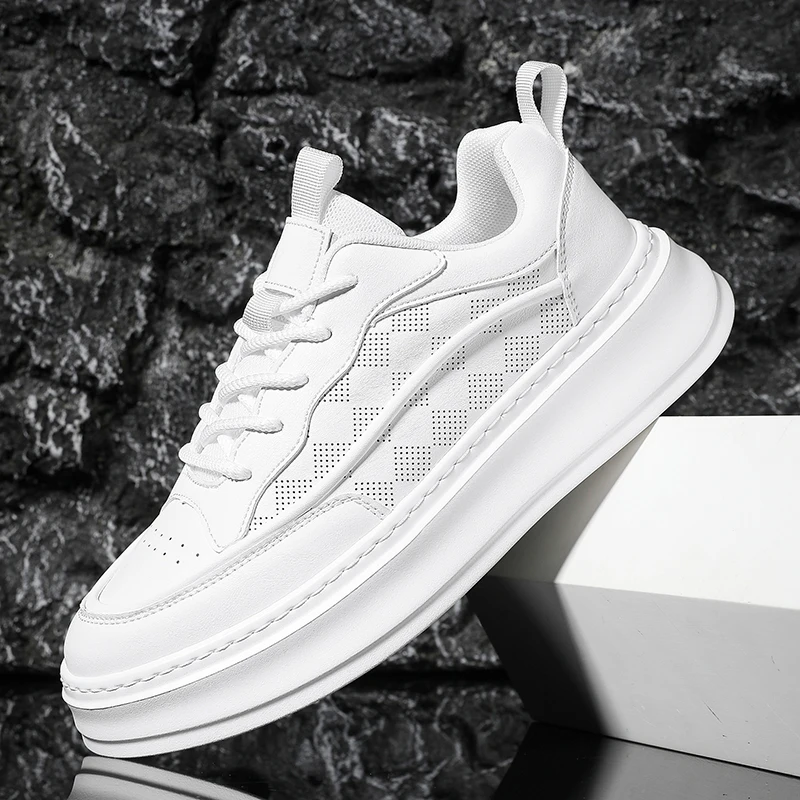 

2025 Spring New Rubber-Plastic Sole Casual Board Sneakers for Outdoor Sports - Comfortable, Soft, Slip-Resistant, Durable, and T