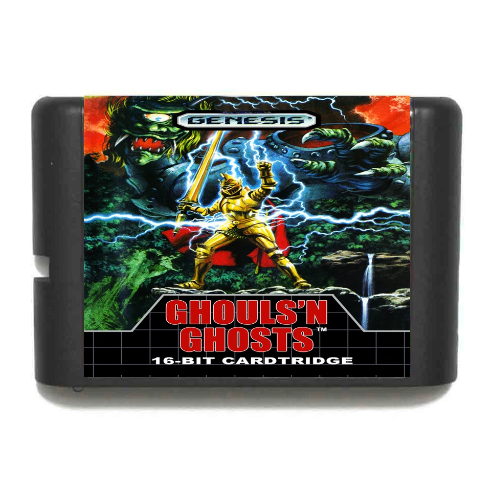 New Arrival Ghouls 'n Ghosts 16 bit MD Game Card For Sega Mega Drive For Genesis