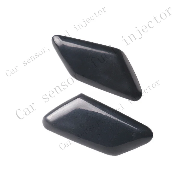 Q+ 1 Pair Front Headlight Washer Jet Cover Cap For Volvo C30 2010 - 2013 - view 2