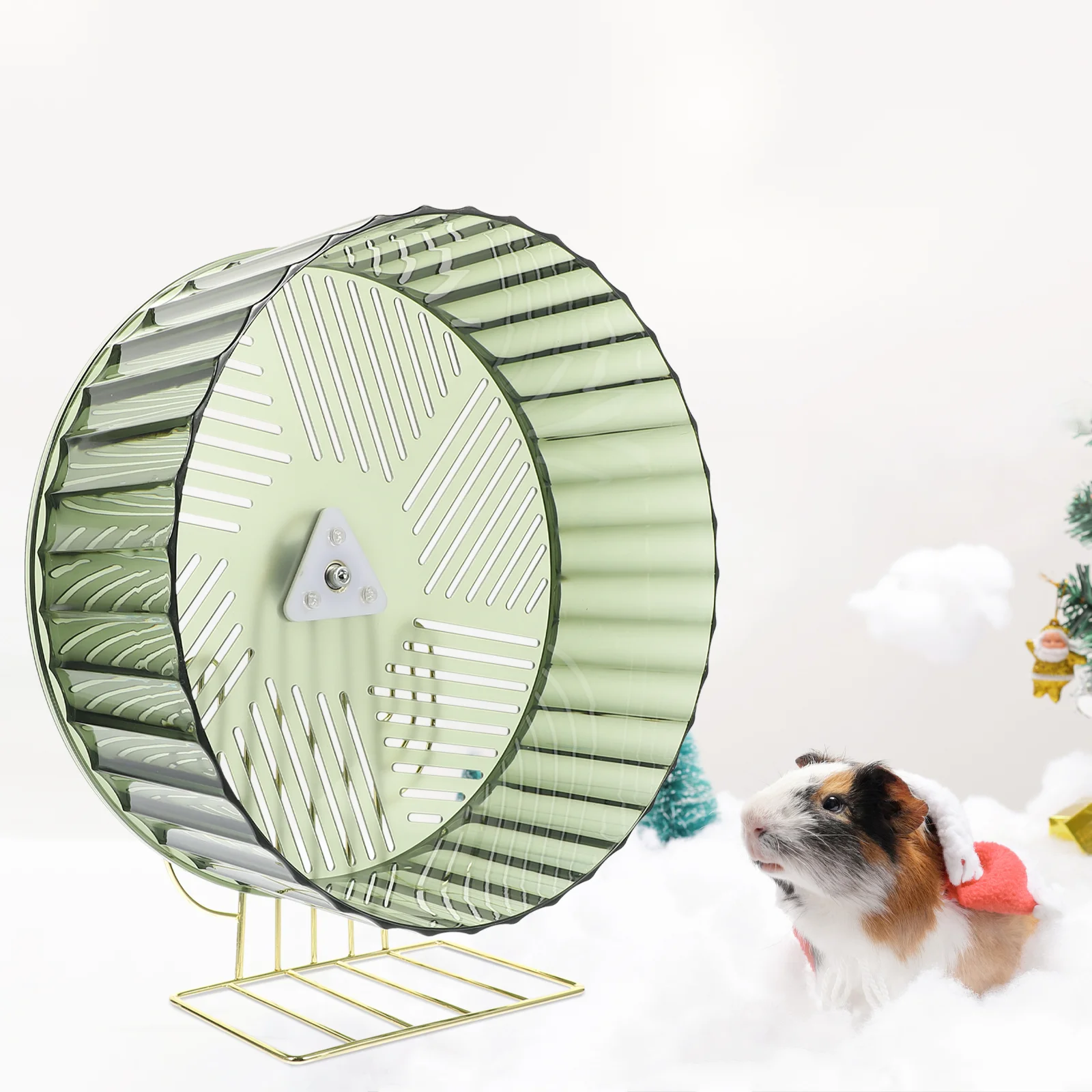 Wheel Hamster Silent Exercise Chinchilla Inch Quiet Running Rat Hedgehog Animal Wheels Saucer Toy Cage Exercising Wheel For