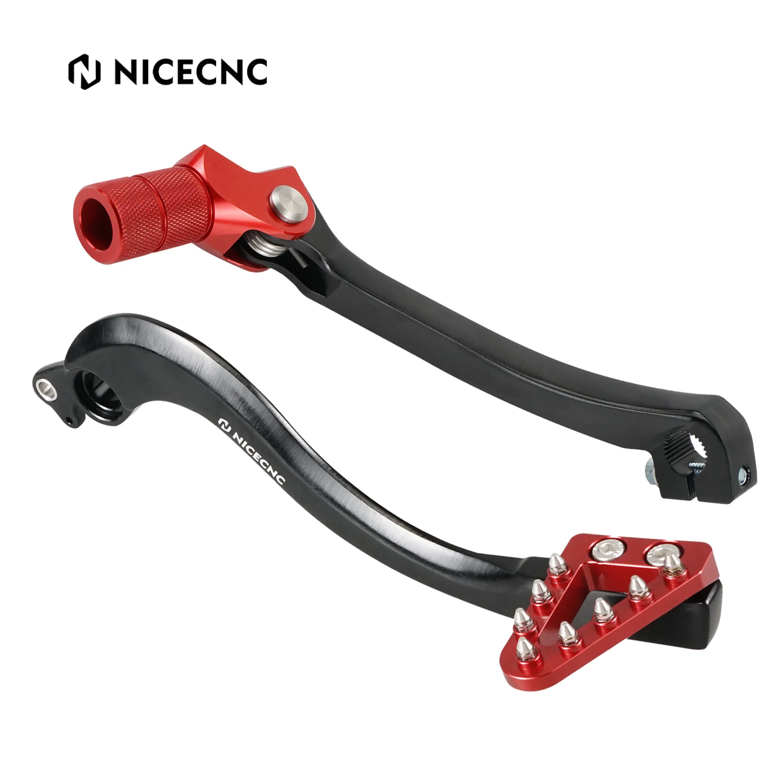 

NICECNC Forged Brake Pedal Lever Shift Lever For Honda CRF250R 2018-2023 CR450R 2017-2023 CRF250RX 2019-2023 CRF450RX 2017-2023