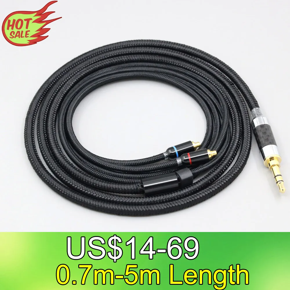 

6.5mm XLR 4.4mm Super Soft Headphone Nylon OFC Cable For Sennheiser ie200 IE300 ie600 IE900 Earphone LN007542