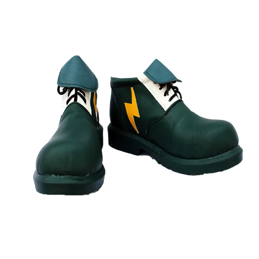 Anime Inazuma 11th Mamoru Endo Cosplay Shoes Green Sneakers Costume Accessories Roleplay Suits Props Halloween Carnival Party view 4