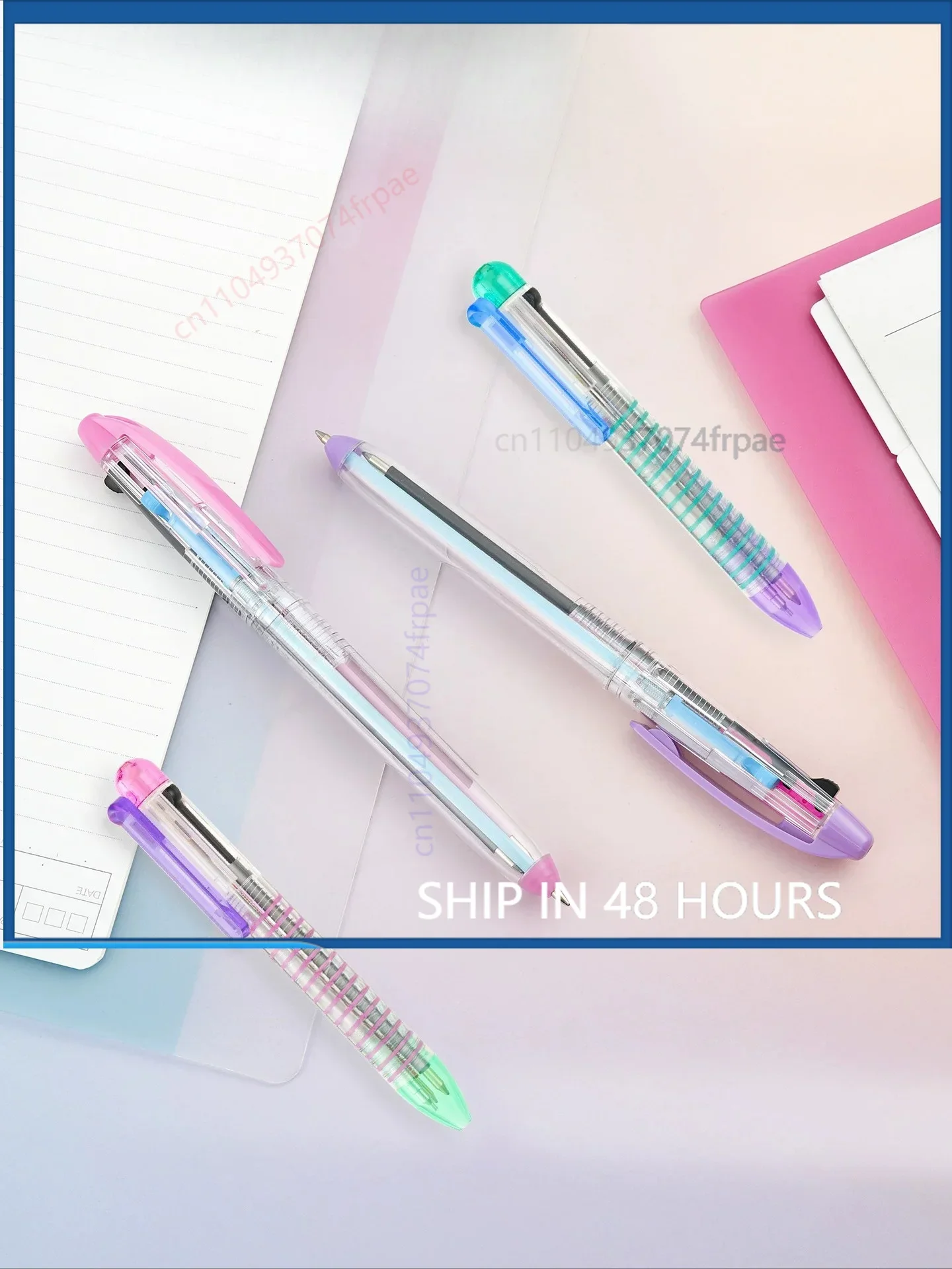 For Raymay Fujii KUM Multi‑Function Pen 3‑Color Ballpoint +0.5mm Mechanical Pencil Journal Handwriting Stationery(2PCS)