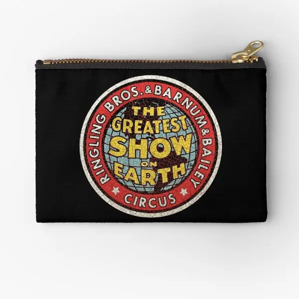 Ringling Brothers And Barnum Bailey Ci  Zipper Pouches Socks Women Small Wallet Money Panties Underwear Coin Packaging Men