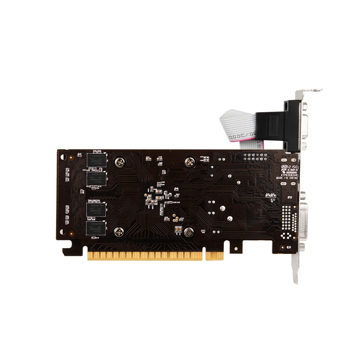 GT610 그래픽 카드 DDR3 트루 2GB 810MHZ 컴퓨터 비디오 카드, PCI-E 16X HDMI 호환 + VGA + DVI 저소음 데스크탑 PC용