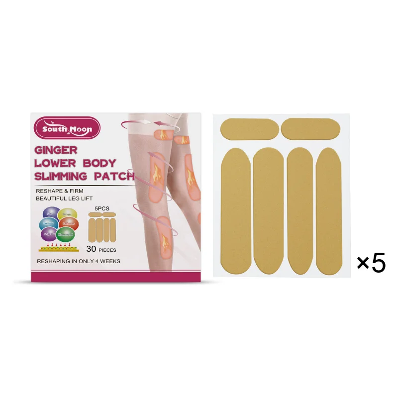 

Патчи для коррекции и подтяжки ног South Moon Ginger Leg Beauty Patch: укрепление мышц бедер, лифтинг, ленивое моделирование фигуры
