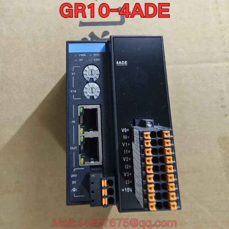 

Second-hand GR10-4ADE PLC module functional test is normal The latest price in 2026