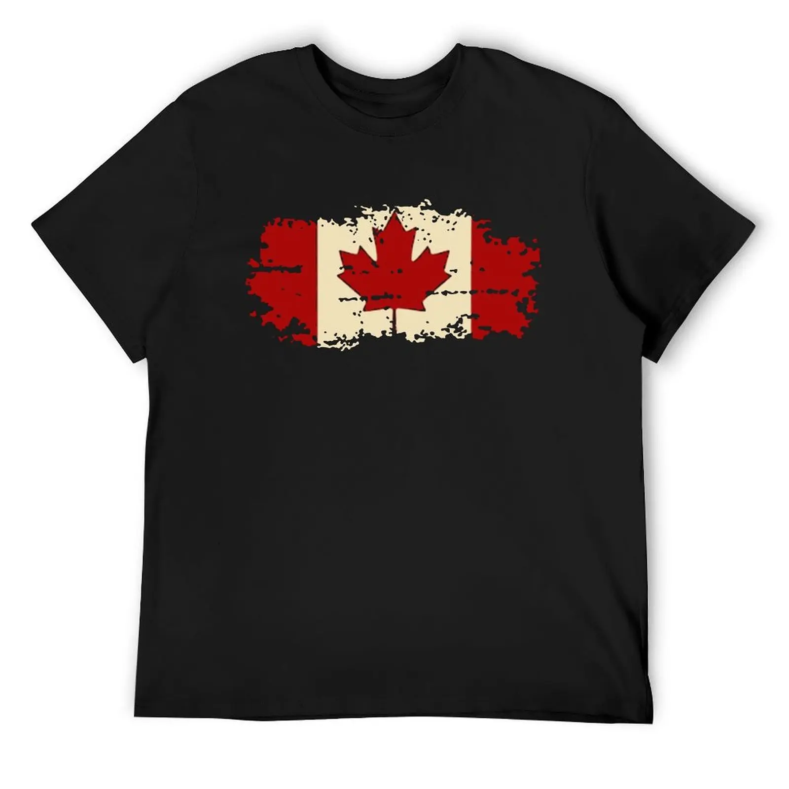 Canada Flag - Funny Canadian Maple Leaf - Patriotic 1st July Canada Day Pride Novelty Mens T-Shirt T-Shirt Men  Casual T-Shirts