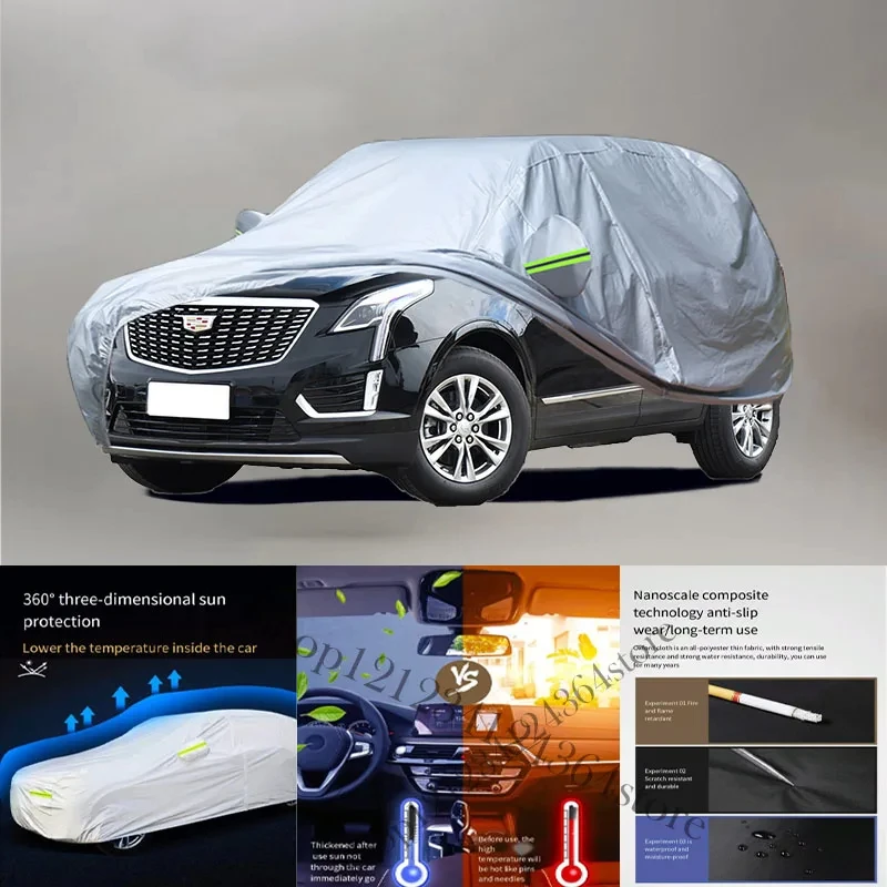 

For Cadillac-XT5 Auto Anti snow Anti dust Anti-uv Anti peeling paint And Anti Rainwater 210t car cover Car cover protection