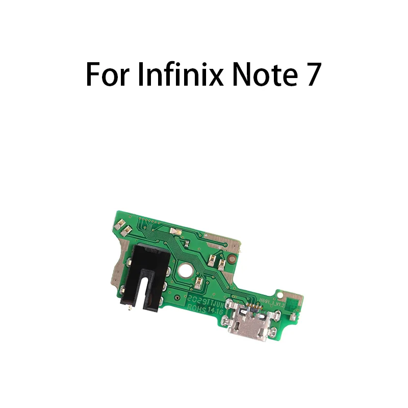 USB Charge Port Jack Dock Connector Charging Board Flex Cable For Infinix Note 7 X690B X690