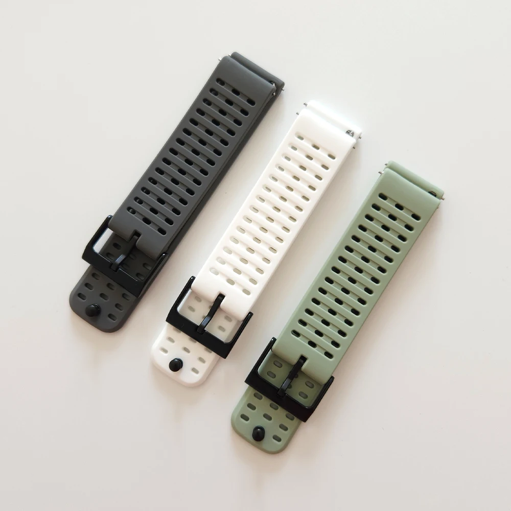 22MM Silicone strap Pin buckle Compatible with Suunto Vertical Replacement watch band For Suunto 9 Peak Pro,5 Peak Bracelet