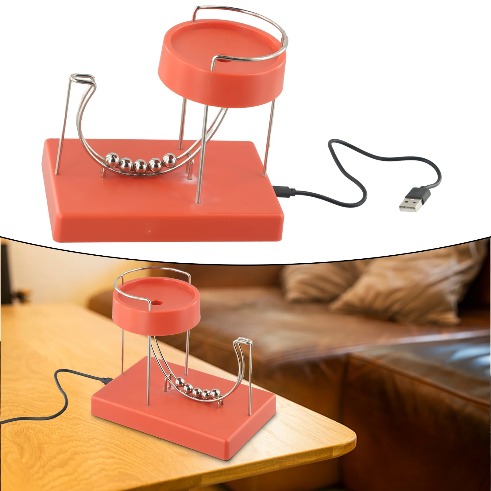 High Quality Perpetual Motion Machine Office Ornament Sculpture Stress Relief 1pcs Table Balance Creative Decor