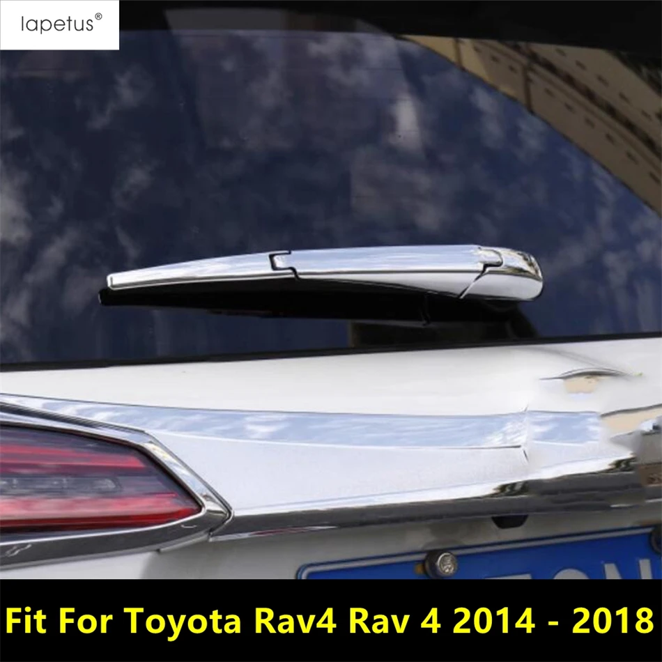 

Rear Window Windshield Wiper Arm Blade Molding Cover Trim ABS Chrome Accessories For Toyota Rav4 Rav 4 2014 2015 2016 2017 2018