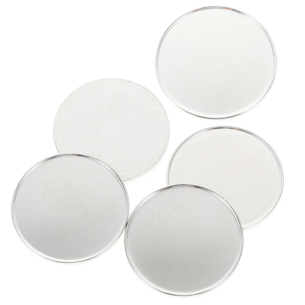 

Набор из 5 плоских маркеров для мячей для гольфа из высокопрочного железа для стабильного позиционирования, инструменты для выравнивания при игре в гольф, снаряжение для активного отдыха на природе