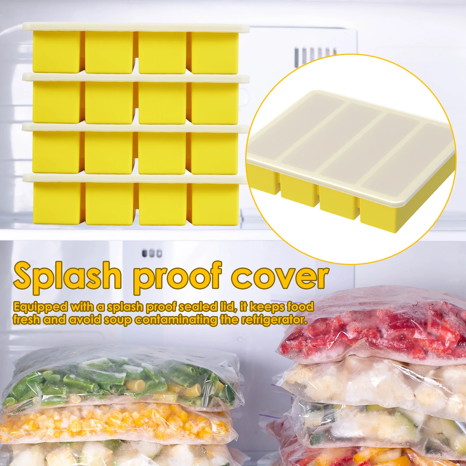 4 Adet Silikon Dondurucu Kalıb - Meal Prep Easy incelemesi ve fiyatı