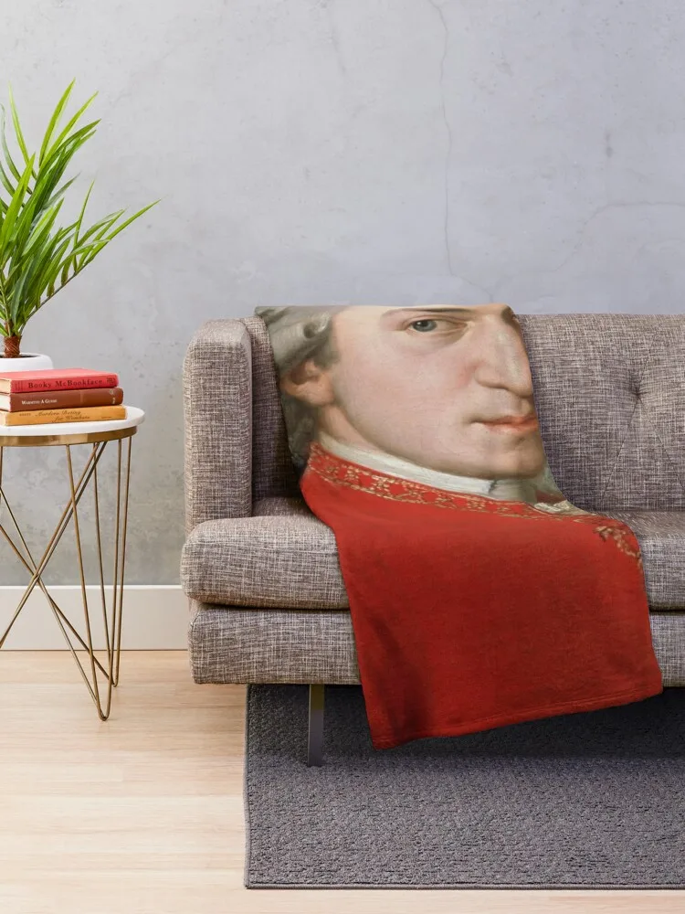 Wolfgang Amadeus Mozart Throw Blanket Travel Soft Beds Quilt Shaggy Blankets