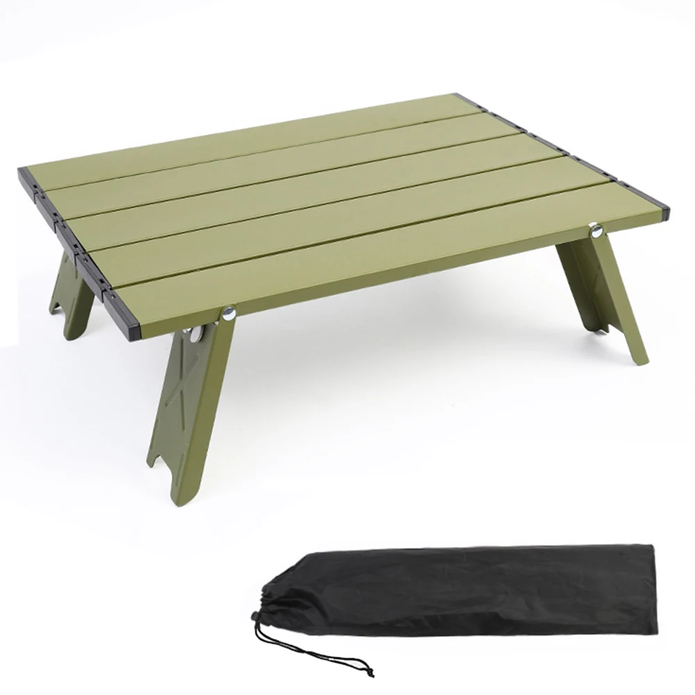 Портативный Мини-складной Стол, Легкий Алюминиевый Пляжный Стол Для Пикника, Кемпинга С Сумкой Для Переноски