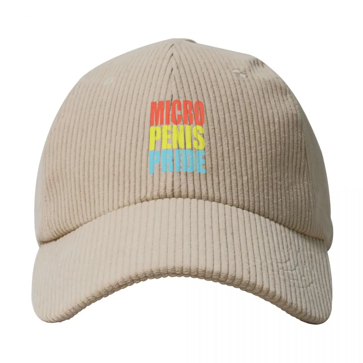 Micro Penis Pride Unisex Corduroy Baseball Cap